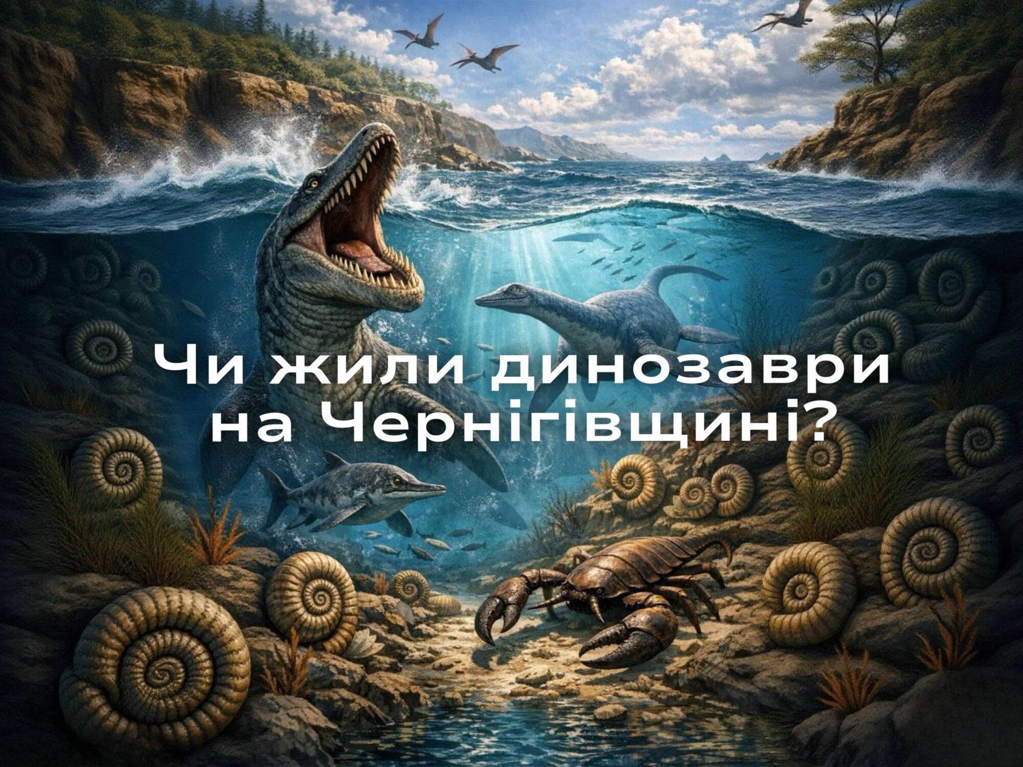 Чи жили динозаври на Чернігівщині?